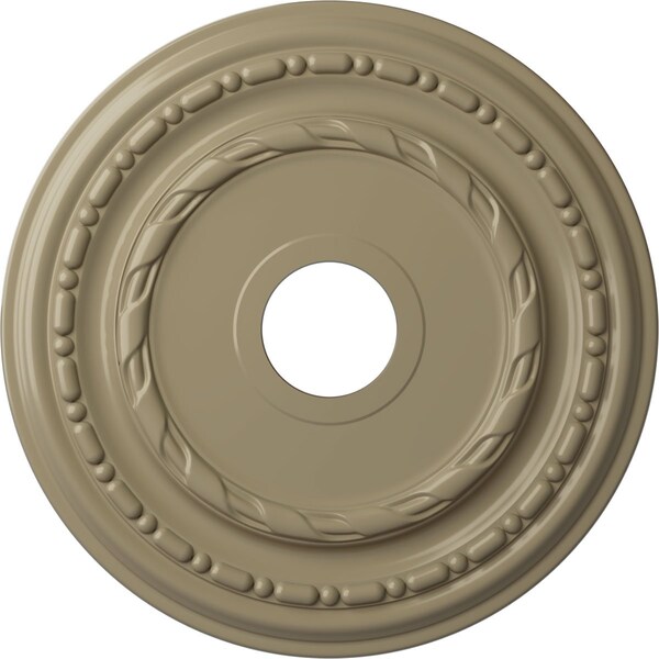 Ekena Millwork Dublin Ceiling Medallion (Fits Canopies up to 5 1/8"), 17 7/8"OD x 3 5/8"ID x 1 1/4"P, Gobi Desert CM17DUGDF - main